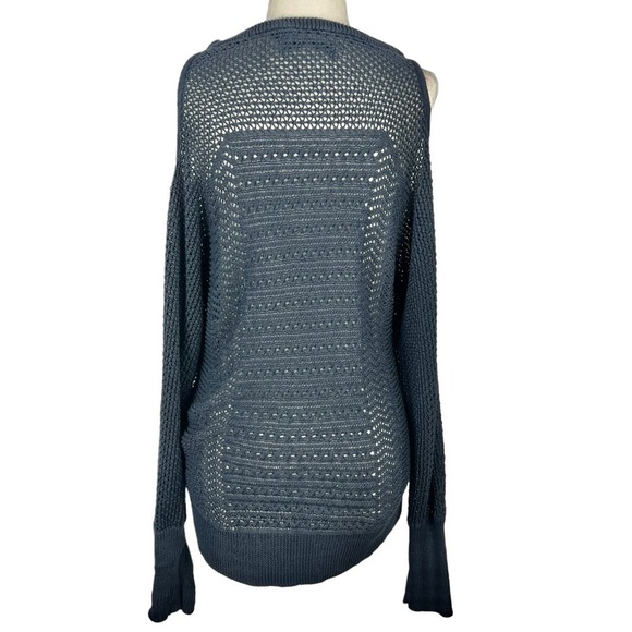 BUFFALO DAVID BITTON BEATRIU CROCHET COLD SHOULDER‎ SWEATER - Picture 2 of 15